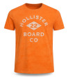 Hollister Pánské Tričko s Krátkým Rukávem Board Orange