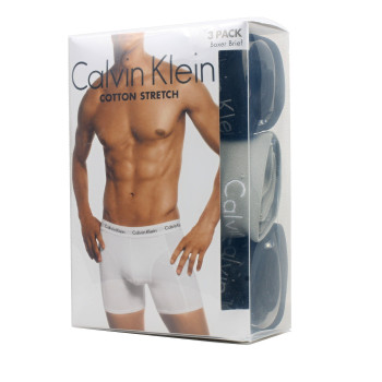 Calvin Klein 3 trenýrky boxerky Classic Fit Cotton Stretch 3 kusy 961