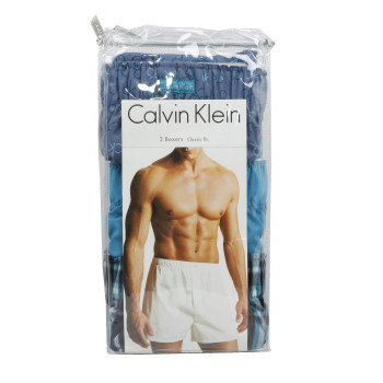 Calvin Klein 3 trenýrky boxerky Classic Fit Cotton Stretch 3 kusy 990