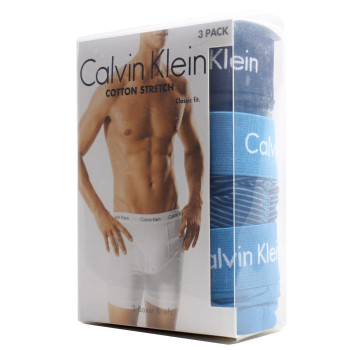 Calvin Klein 3 trenýrky boxerky Classic Fit Cotton Stretch 3 kusy 938