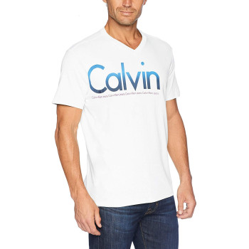 Calvin Klein pánské tričko 7124 bílé