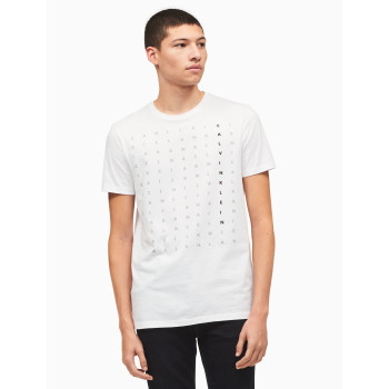 Calvin Klein pánské tričko 2189100 bílé