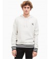 Calvin Klein pánské mikina hoodie s kapucí 41H5891 flame