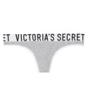 Victorias secret kalhotky Tanga thong bavlněné šedé