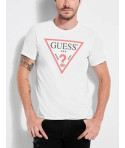 Guess pánské tričko Pop Color Logo bílé