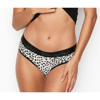 Victorias secret kalhotky tanga thongs stretch bavlněné 3993-94 leopard
