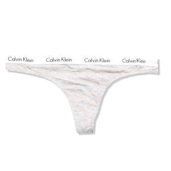Calvin Klein kalhotky Tanga šedé 45O-906