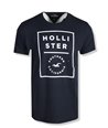 Hollister pánské tričko Logo bílé 0210-100