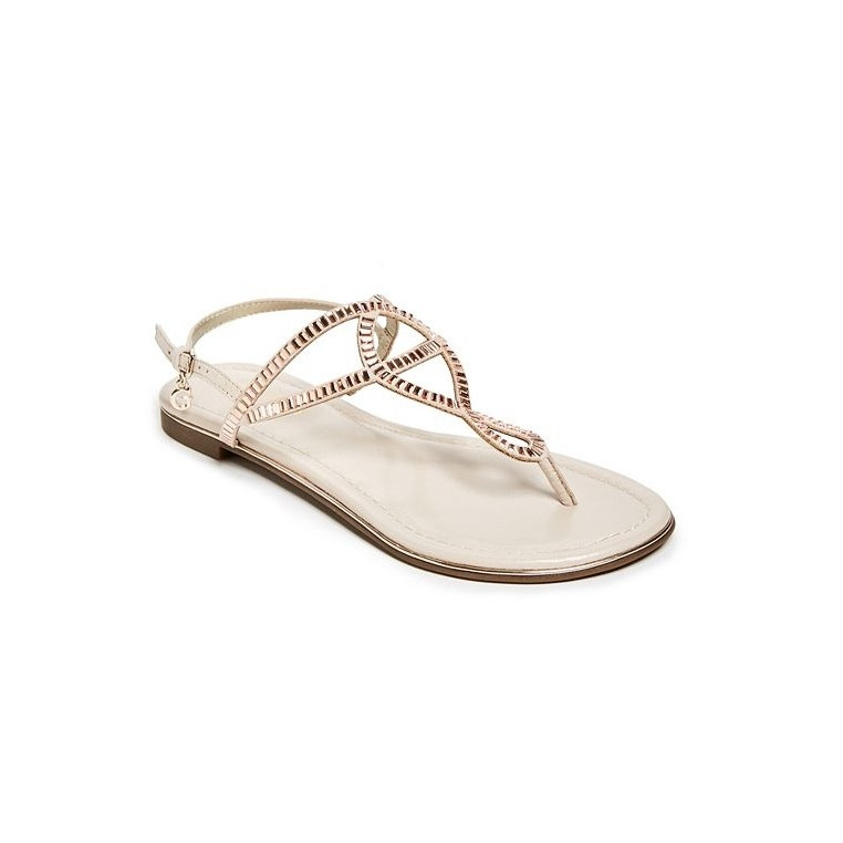 Guess dámské žabky sandály DURING bílé