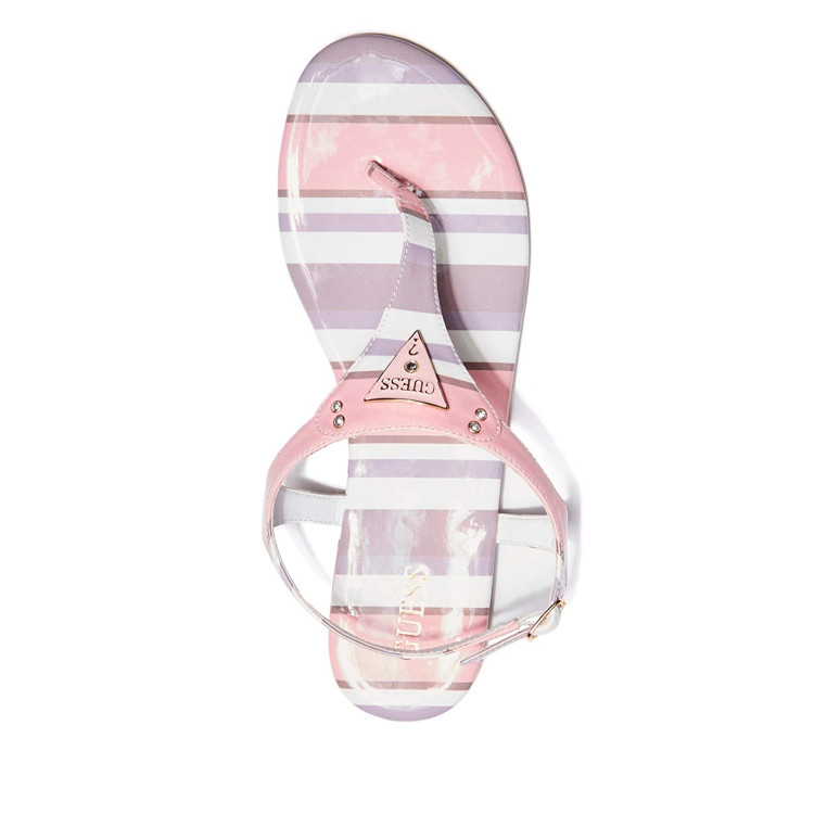 Guess dámské žabky sandály DURING bílé