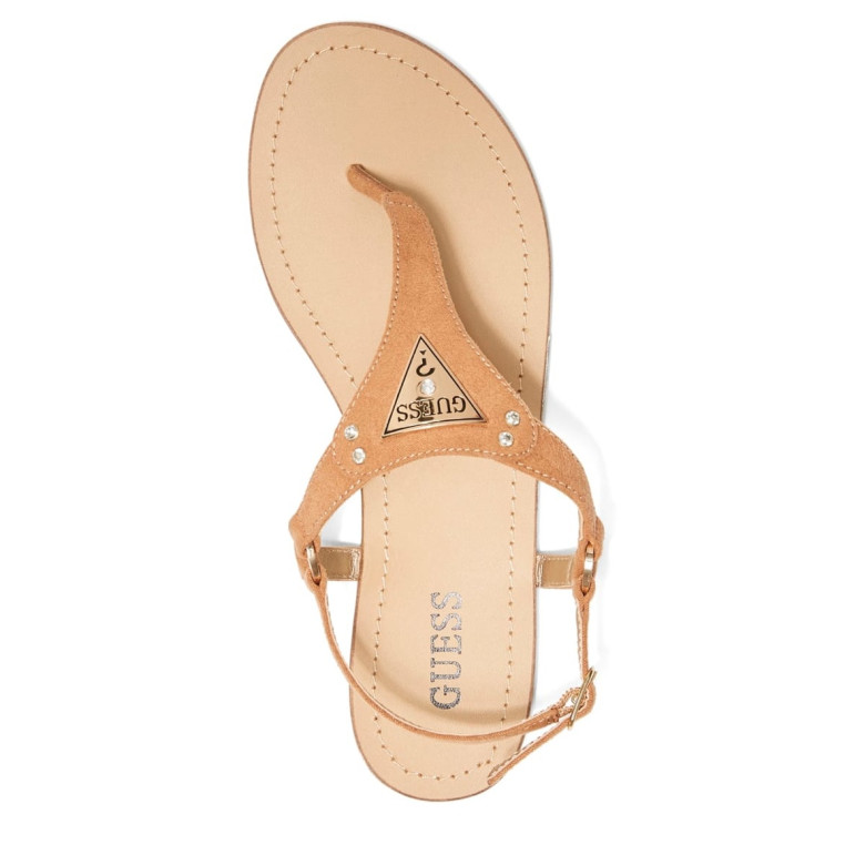 Guess dámské žabky sandály DURING bílé