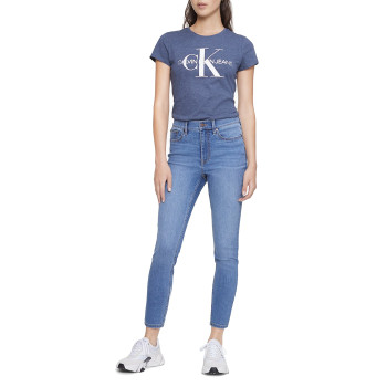 Calvin Klein dámské tričko Iconic modré T1588 