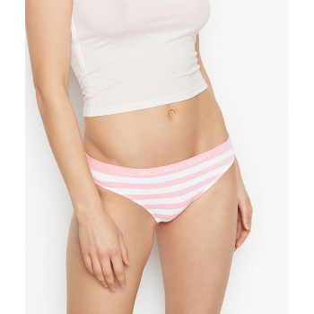 Victorias secret kalhotky klasické Bikini stripe růžové 15-QEQ
