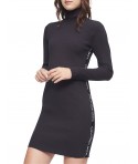 Calvin Klein dámské tričkové šaty černé Iconic logo WS