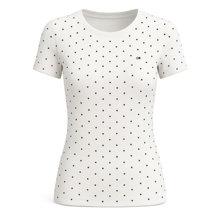 Tommy Hilfiger dámské tričko Dots červené