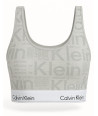 Calvin Klein sportovní podprsenka bralette korzet Logo print černý