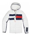 Tommy Hilfiger dámská zimní bunda péřovka PrimaLoft Luxe bílá
