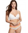 Victorias Secret klasické bavlněné kalhotky Stretch Logo brand multi stripe