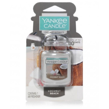Yankee candle vůně do auta Coconut Beach2 4g - luxusní visačka