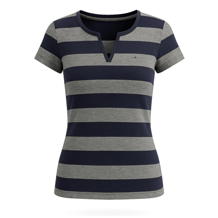 Tommy Hilfiger dámské tričko ESSENTIAL Script Logo 