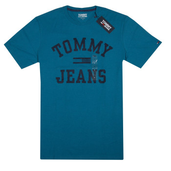 Tommy Hilfiger pánské tričko s krátkým rukávem Total doprodej light blue