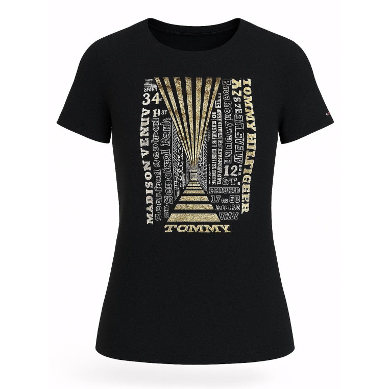 Tommy Hilfiger dámské tričko Solid 