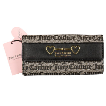 Juicy Couture dámská peněženka Flap Clutch rozevírací blk