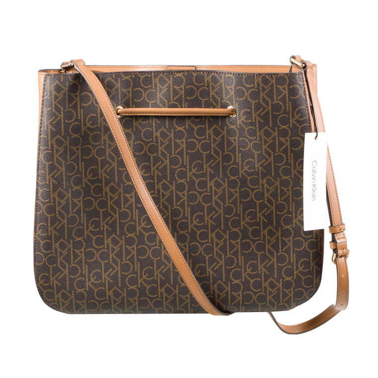 Calvin Klein velká kabelka Jacquard Tote dark 