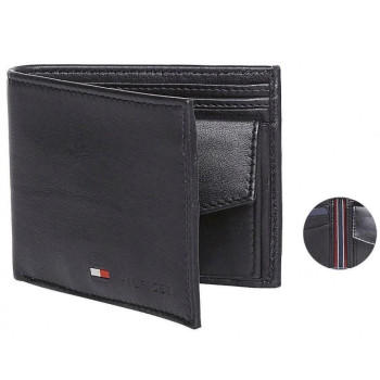 Tommy Hilfiger peněženka v dárkové kazetě kožená s kapsou na drobné