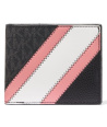 Michael Kors dárkový set 2x peněženka Faux Leather Stripe blk/pink