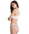 Calvin Klein kalhotky tanga thongs s pruhem balvněná