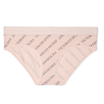 Victorias Secret klasické bavlněné kalhotky VS print pink
