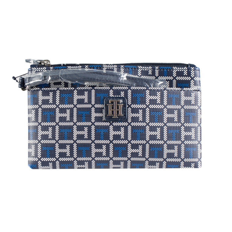 Tommy Hilfiger psaníčko peněženka Jacquard Logo dark blue