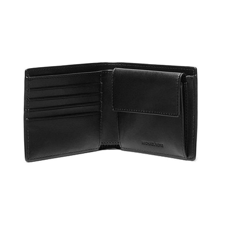 Michael Kors pánská peněženka COOPER s kapsou na drobné Pink Black/pink