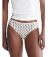 5PACK Calvin Klein Tanga Kalhotky dámský set 5 kusů bavlněných kalhotek Thongs Signature Stretch