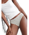 5PACK Calvin Klein Tanga Kalhotky dámský set 5 kusů bavlněných kalhotek Thongs Signature Stretch