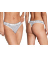 Victoria's Secret tanga bavlněné kalhotky grey