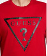 Guess Pánské Tričko Erikk Logo černé