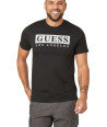 Guess Pánské Tričko Erikk Logo černé