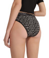 Calvin Klein Tanga kalhotky Thongs černé CK Print One