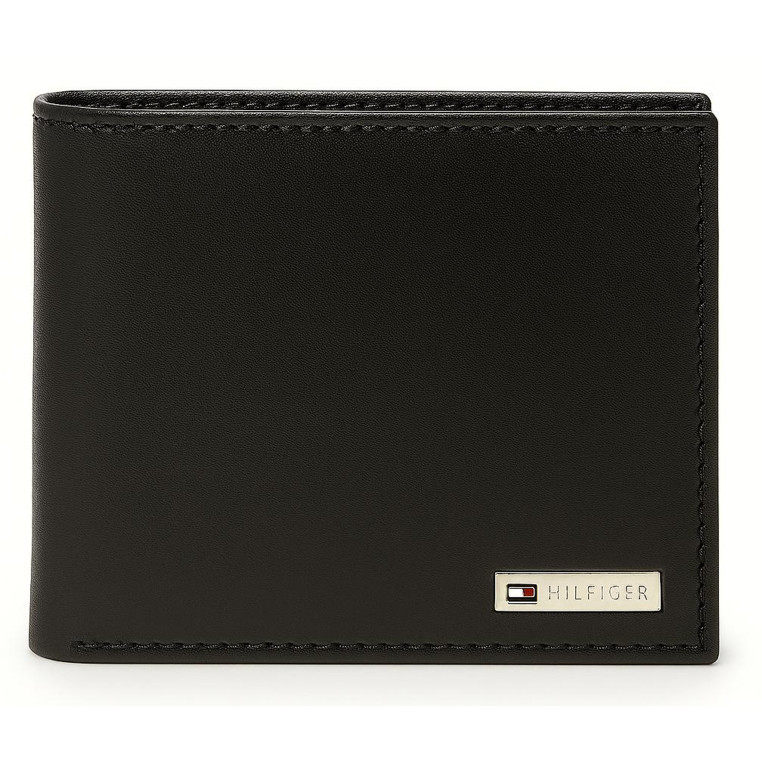 Tommy Hilfiger peněženka v dárkové kazetě kožená s kapsou na drobné