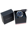 Tommy Hilfiger 1710699 – Moderní Chronografové Pánské Hodinky s Tmavým Ciferníkem