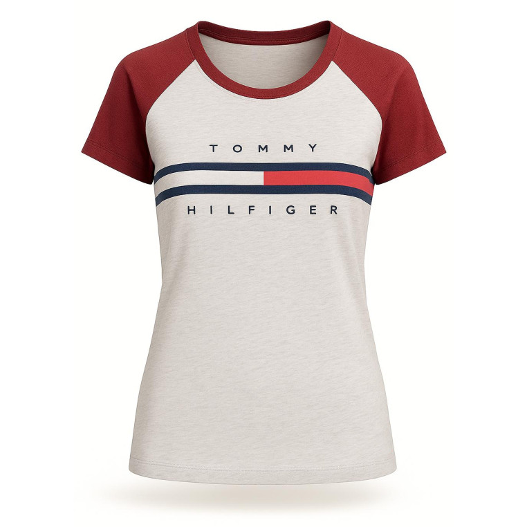 Tommy Hilfiger Dámské Tričko Graphics Tee Iconic Tommy