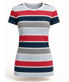 Tommy Hilfiger klasické dámské tričko pruhované 979-600