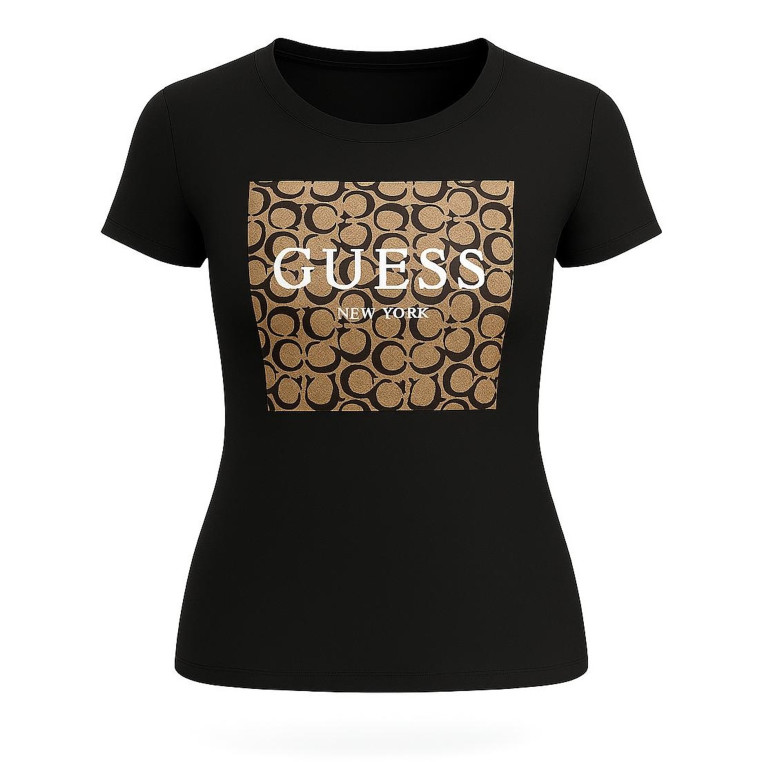 Guess dámské tričko Olrey Tee černé