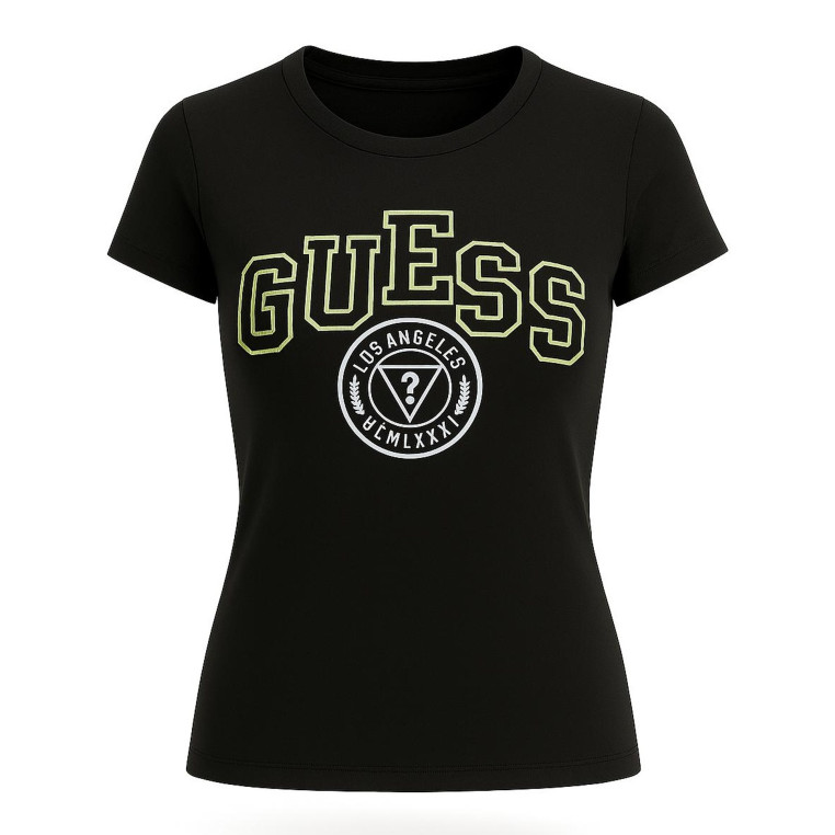 Guess dámské tričko Claire Logo tee černé