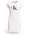 Calvin Klein dámské tričkové šaty bílé Iconic logo CK