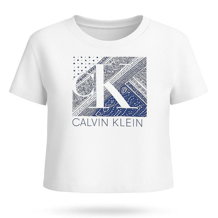 Calvin Klein dámské tričko Iconic bílé