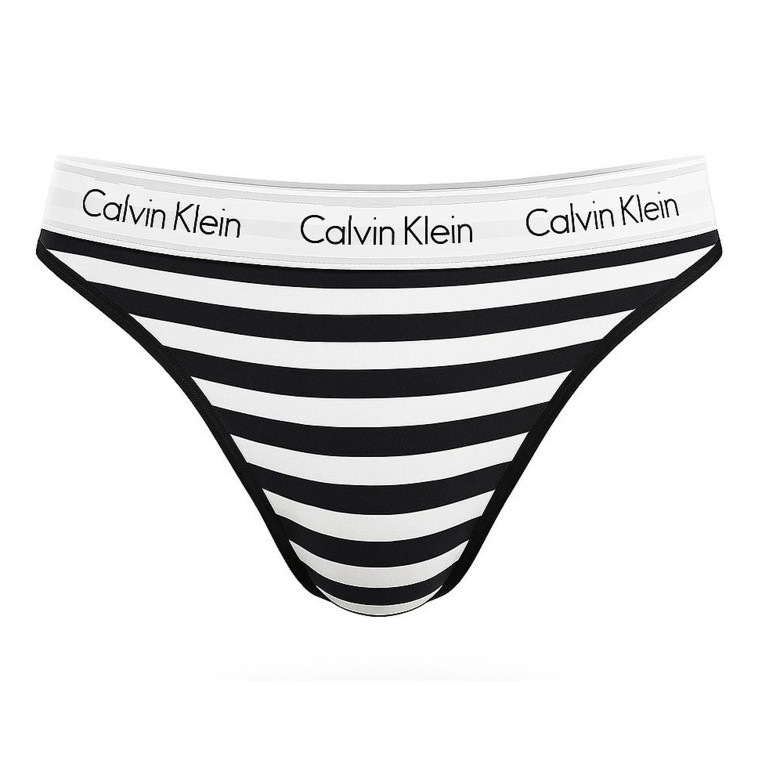 Calvin Klein kalhotky tanga thongs s pruhem bavlněná