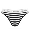 Calvin Klein kalhotky tanga thongs s pruhem bavlněná